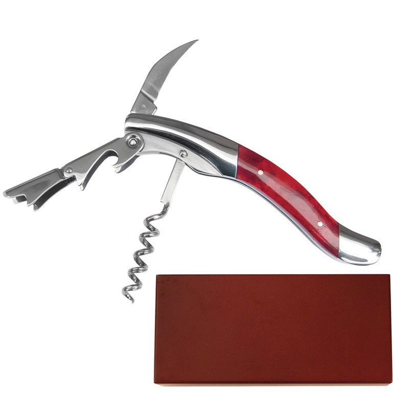 Cabernet - Red Bone Steward Wine Tool, Stainless Steel